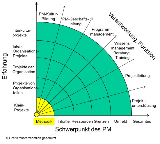 Karrierewege, Strahlengrafik